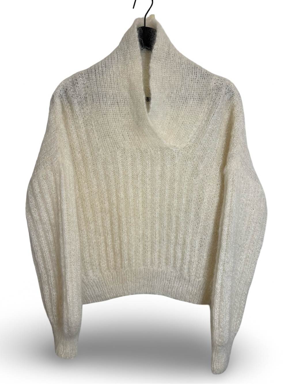 Cozy Cream Women's Funnel Neck Sweater